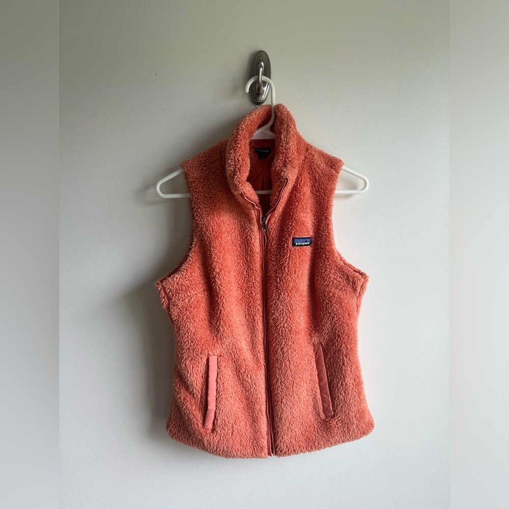 Patagonia Coral Sherpa Vest, Women’s Size Small